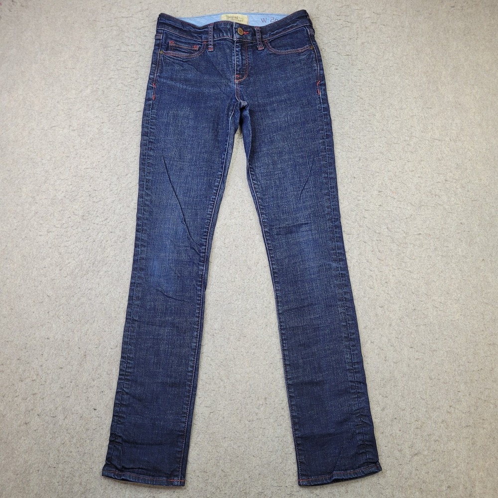 Anthropologie Holding Horses Skinny Jeans Womens 26‎ Blue Dark Wash Stretch